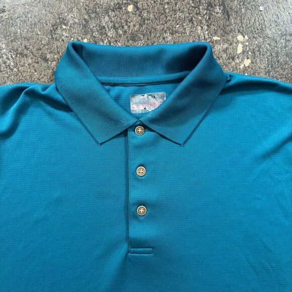 Grand Slam Blue Polo Shirt Short Sleeve Basic Golf Shirt Mens Size XL Read Bio - Picture 2 of 16